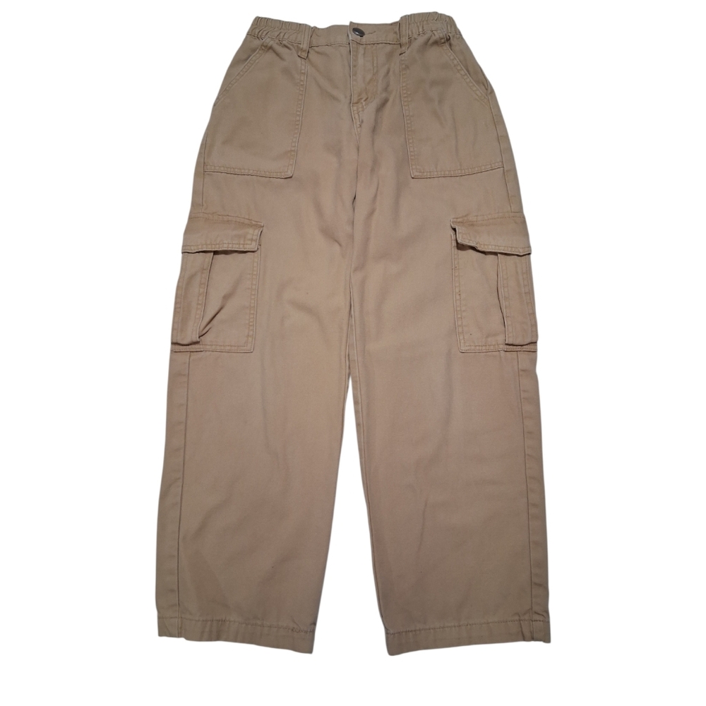 EUC AEROPOSTALE Sz. XS‎ Tan Utility Straight Leg Cargo Jeans